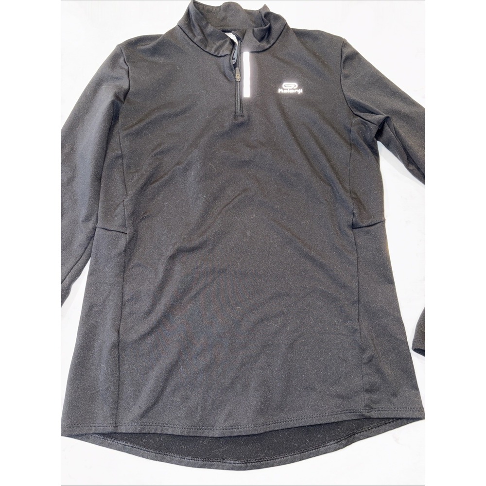 Kalenji Women's Size XS‎ Decathlon Running Shirt Black Long Sleeve Sportswear
